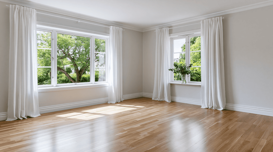 eikenhouten vloer kamer